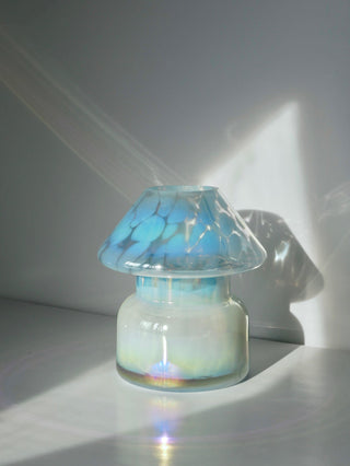 Sky Blue Mushroom Candle Lamp - Urban Burn