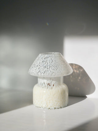 Cloud White Mushroom Candle Lamp - Urban Burn